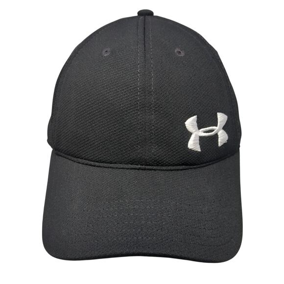 Under Armour Slideback Hat Solid Black One Size Embroidered 6 Panel - Picture 1 of 9